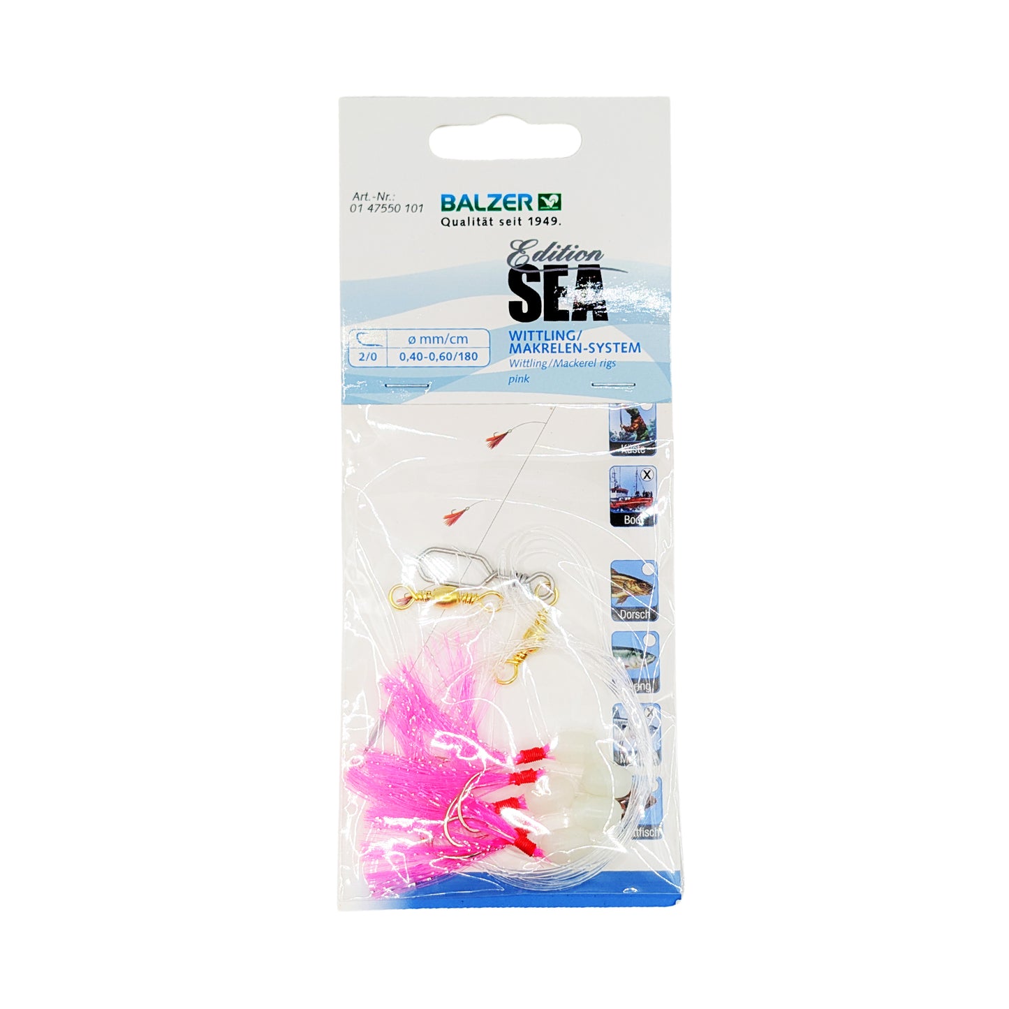 Balzer SEA Makrillhäckla, Rosa