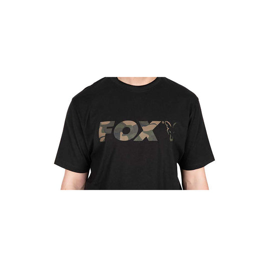 Fox Black / Camo logo T-Shirt