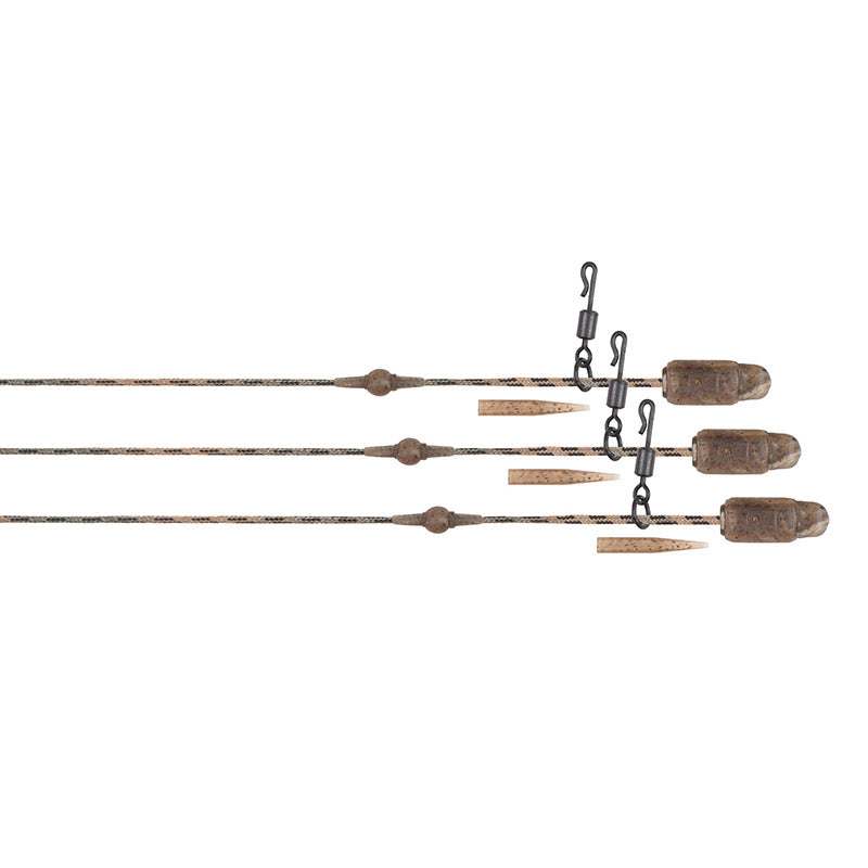 Fox Edges Camo Heli-Clip Rigs 40lb Submerge 3-pack