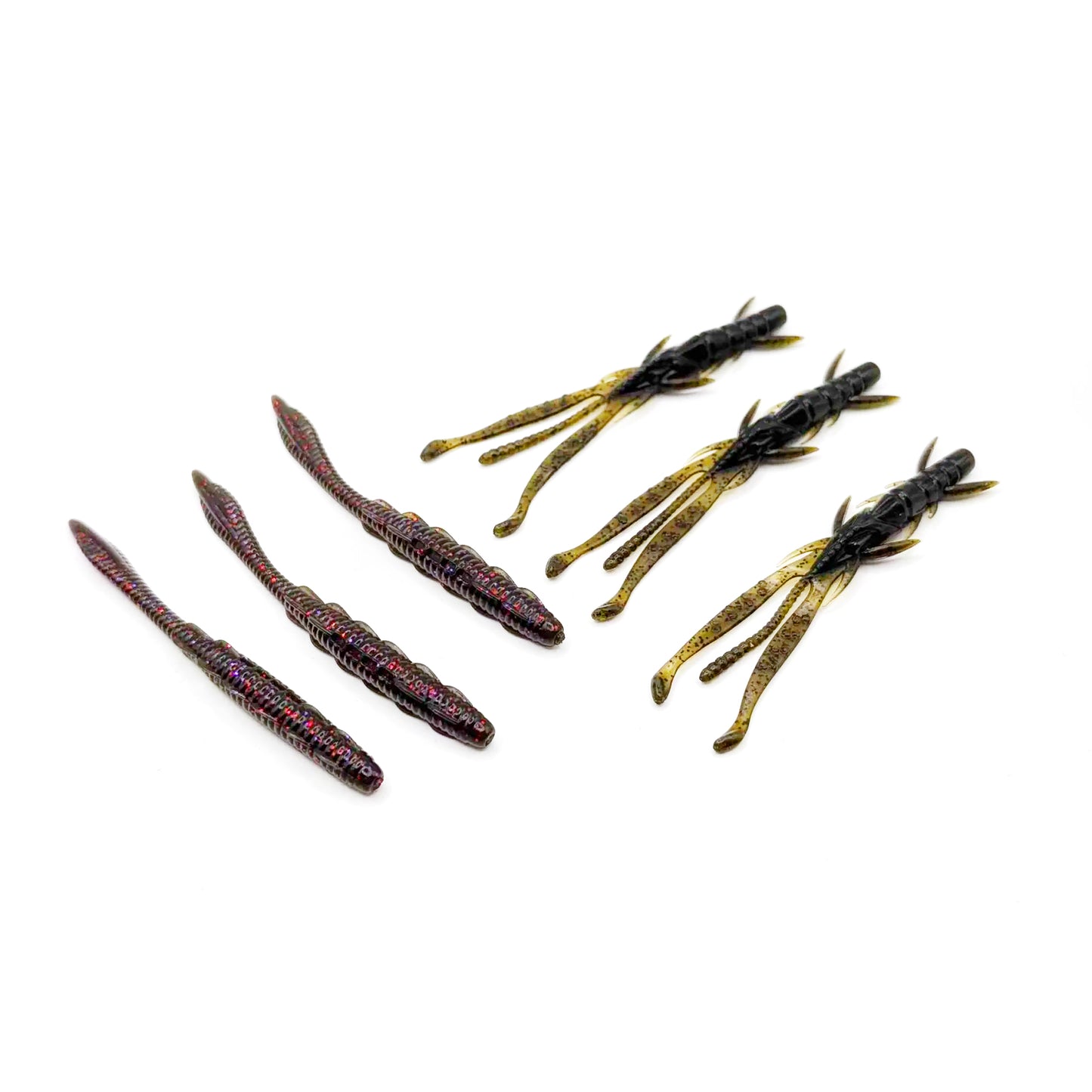 FishUp Scaly FAT 3.2in + Shrimp 3in Mix, 6-pack