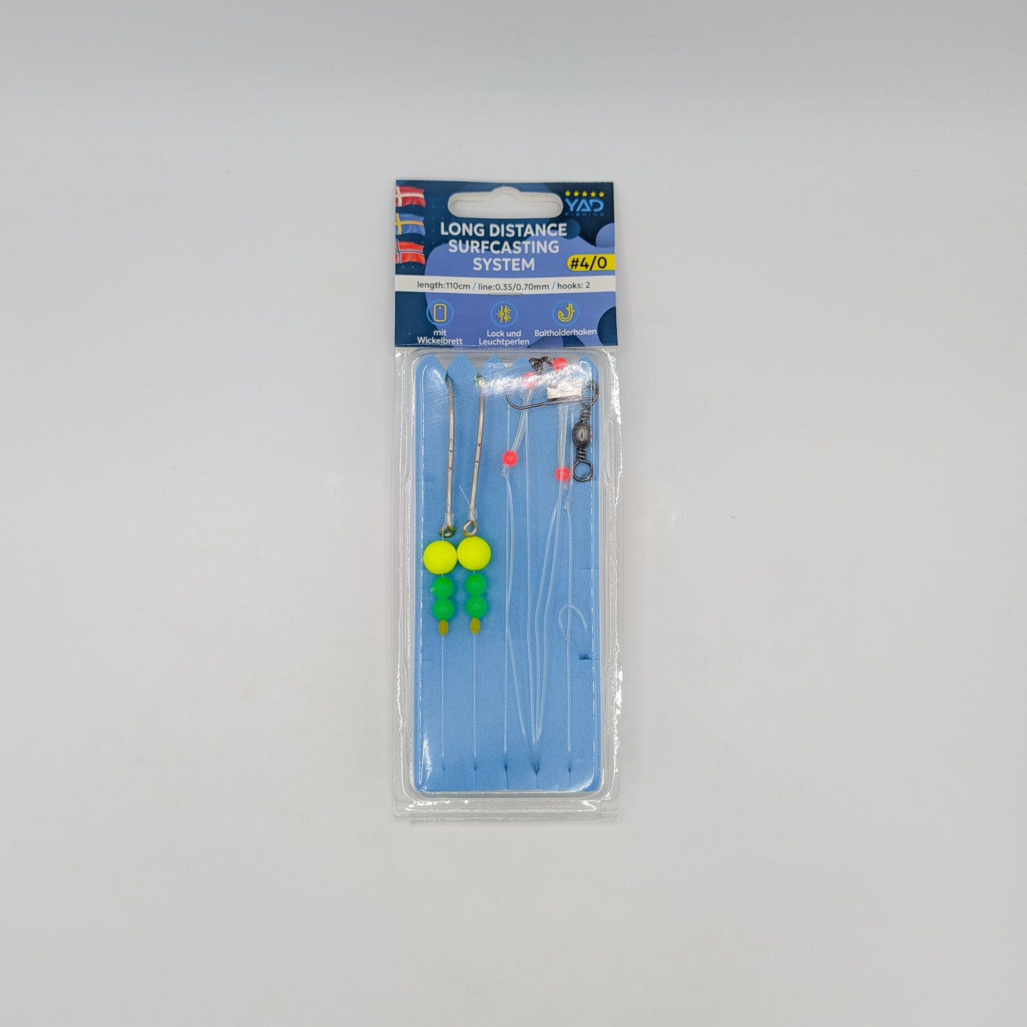 YAD Long Distance Surfcasting System (Plattfisktackel) #4/0