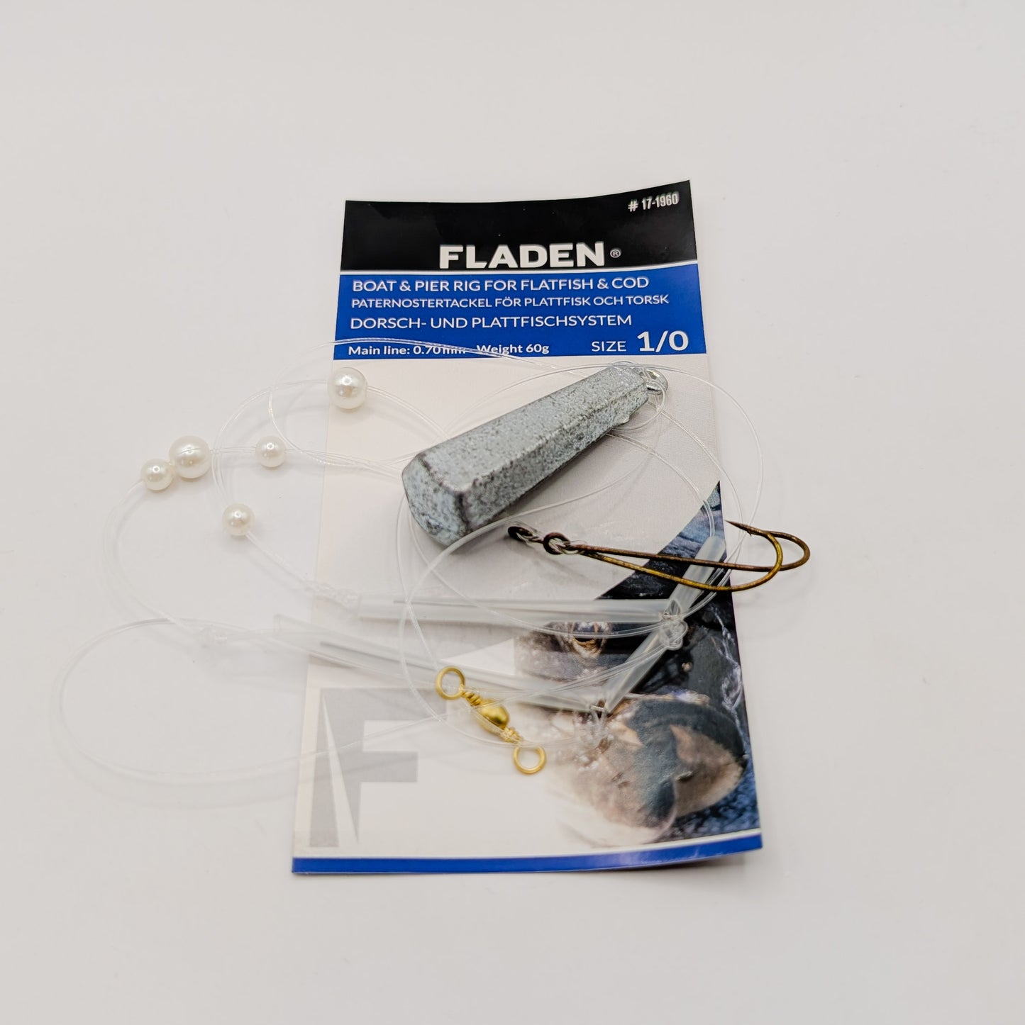 Fladen Paternostertackel för Plattfisk