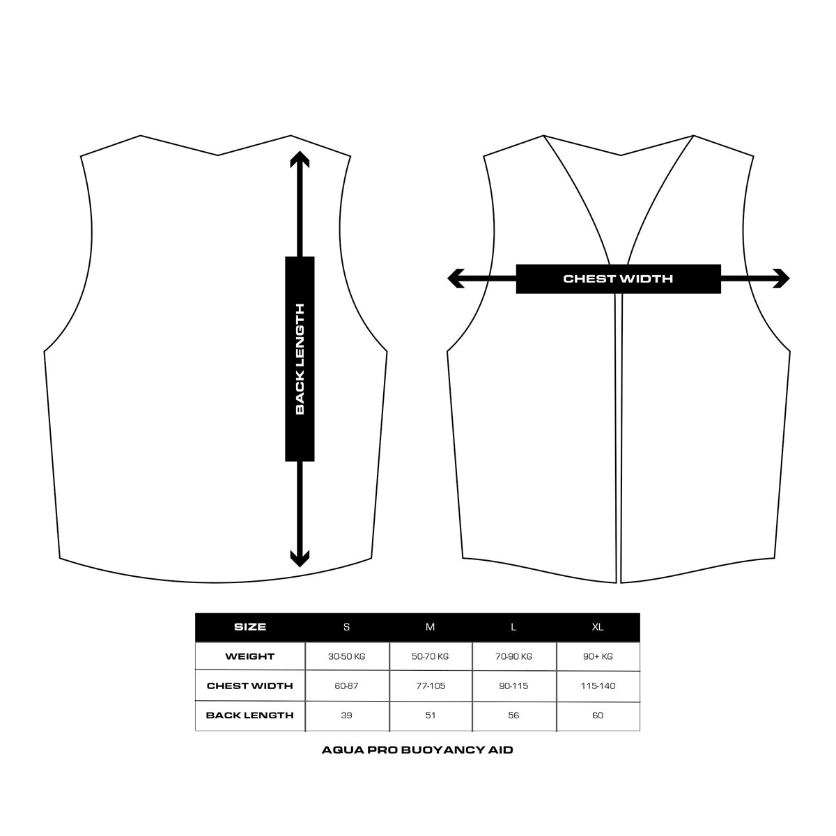 Baltic Aqua Pro Flytväst Svart