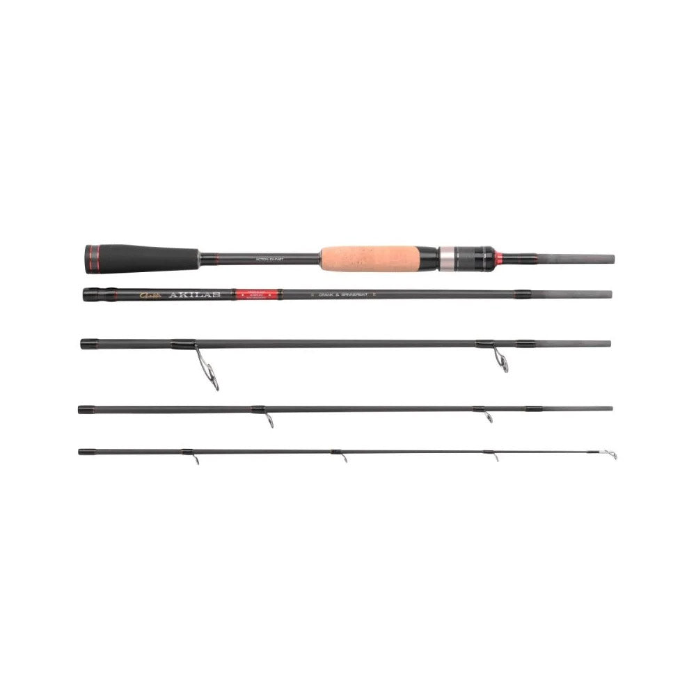 Gamakatsu Akilas Mobile Haspelspö 8ft (240cm) 5-30g (5-del)