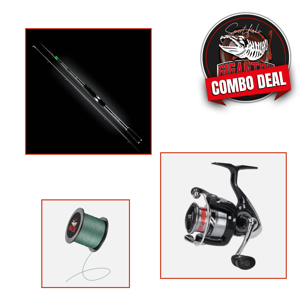 Barn- och juniorkit gädda: Favorite X1 6ft 20-60g (2-del) + Daiwa RX LT 3000-C, Haspel (inkl påspolad flätlina)