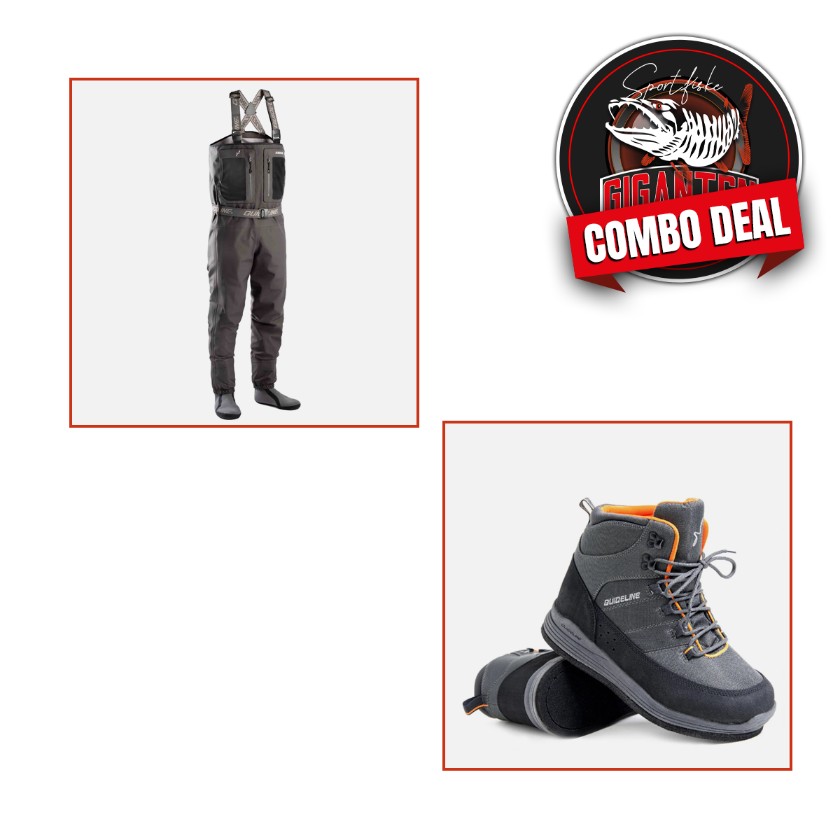 Vadarpaket: Guideline Laxa 2.0 vadarbyxor + vadarskor (filtsula)