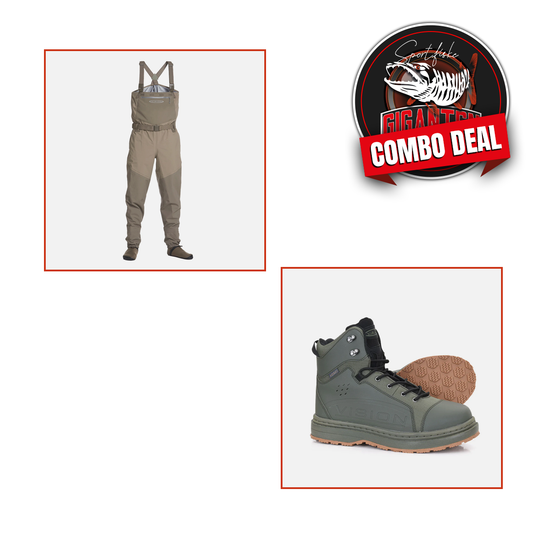 Vadarpaket: Vision KOSKI vadarbyxor + vadarskor (Gummi 2.0 sula)