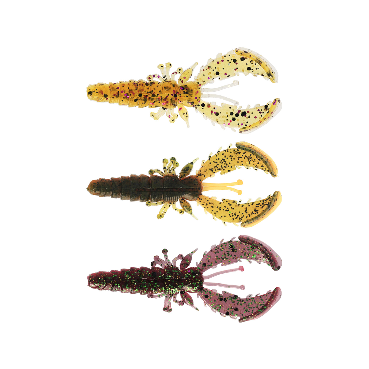 Westin CreCraw Slim Creaturebait 5.5cm 2.16in 1.5g Floating (TPE), 6-pack