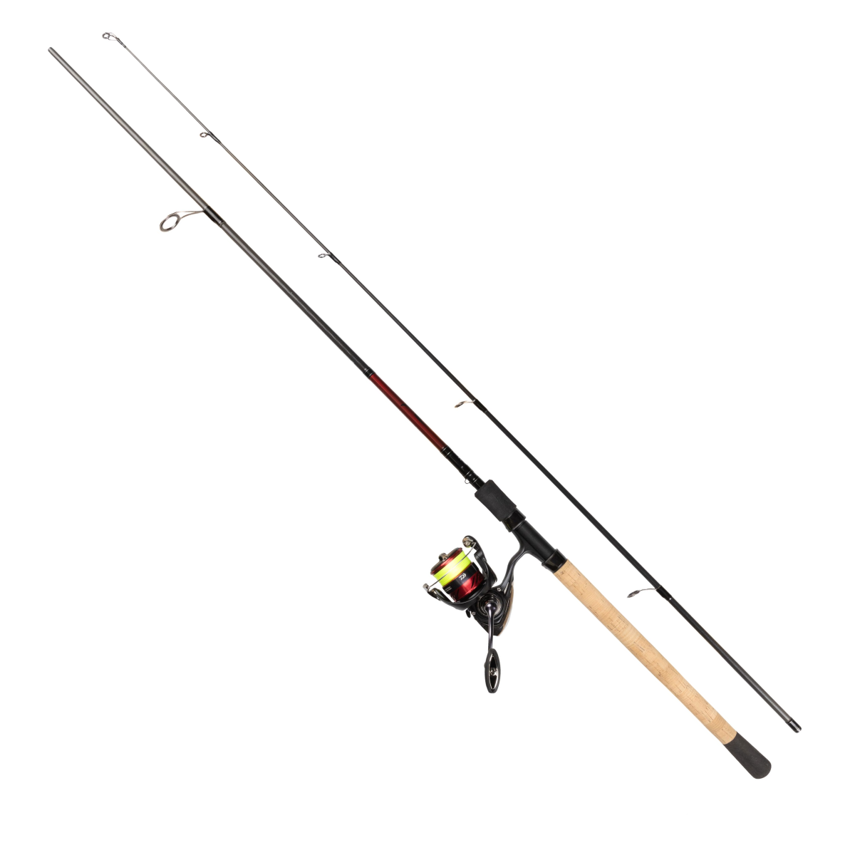 Haspelset: Daiwa 23 Ninja LT2000 + 7ft 5-25g (inkl påspolad 0.13 flätlina)