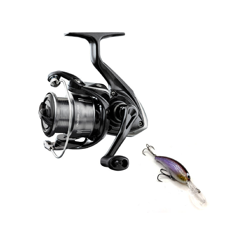 Daiwa 26 Crossfire LT 2000, Inkl CF Chibi Shad 2 wobbler (Limited Edition)