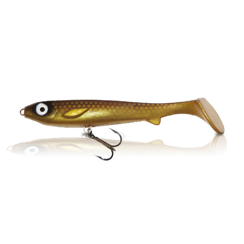 Kanalgratis Flatnose Shad 12cm med Inbyggd Rigg 3-pack