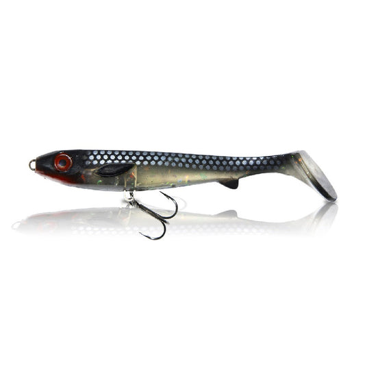 Kanalgratis Flatnose Shad 12cm med Inbyggd Rigg, 3-pack