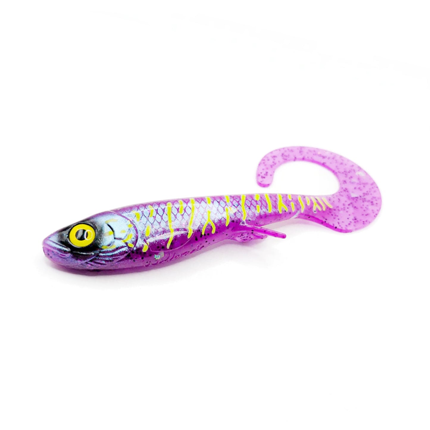 CUSTOM: Wolfcreek Curly 22cm 72g - Junebug Pike