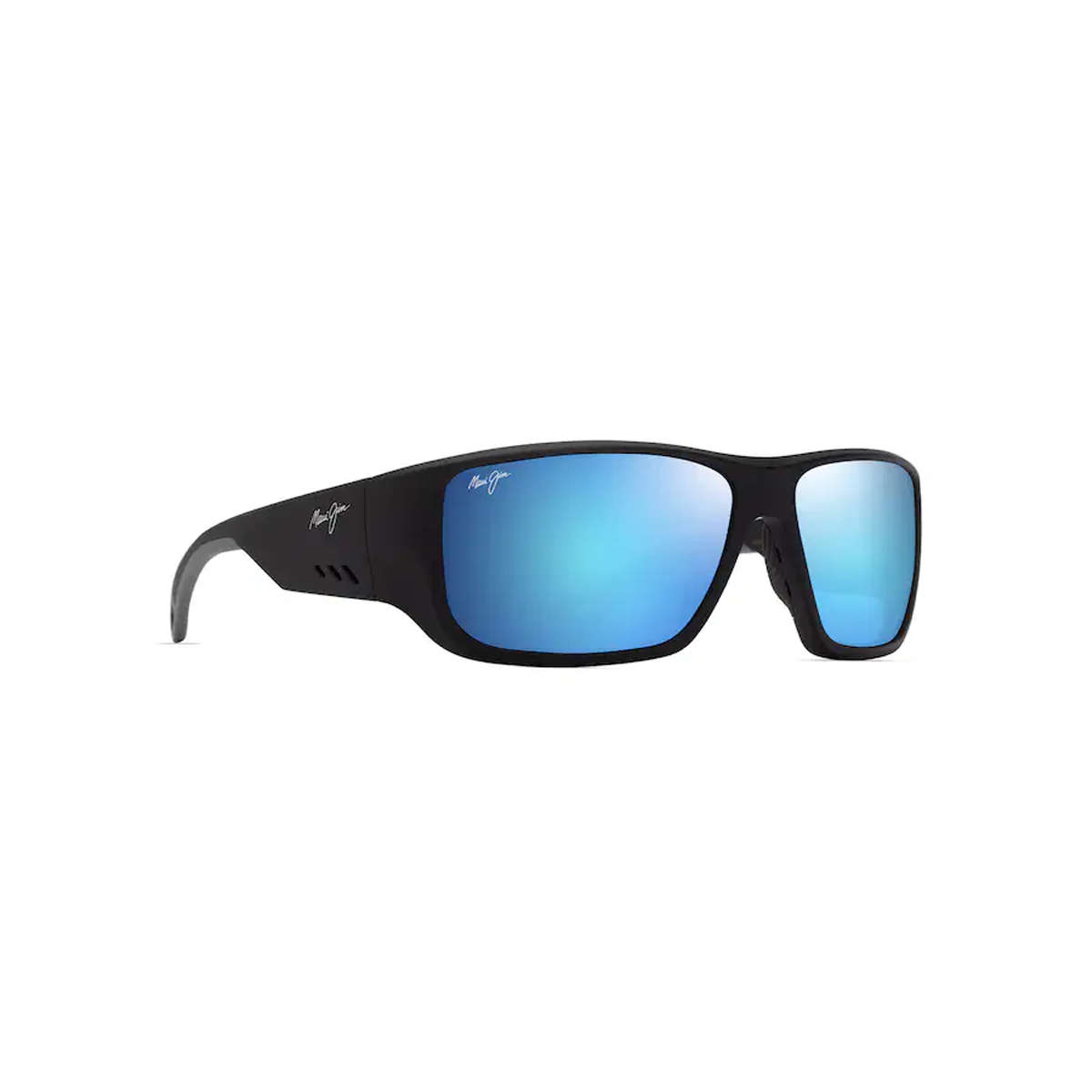 Maui Jim Keha Matte Black Blue Hawaii Polariserande Solglasögon