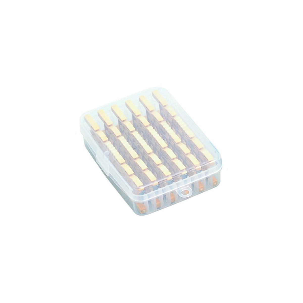 Meiho Shikakemaki 3 Rig Case (123x90x36mm), Clear