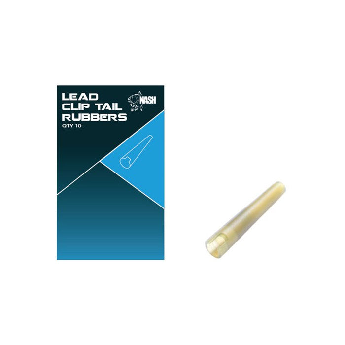Nash Lead Clip Tail Rubbers, 10-pack