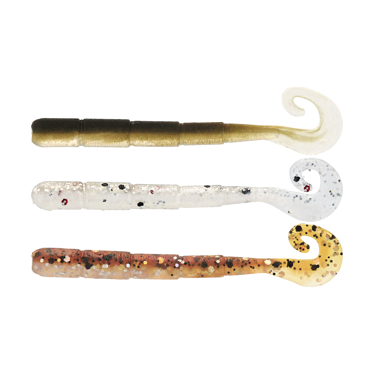 Westin Ned Worm Curltail 5cm 2in 0.5g Floating (TPE), 6-pack