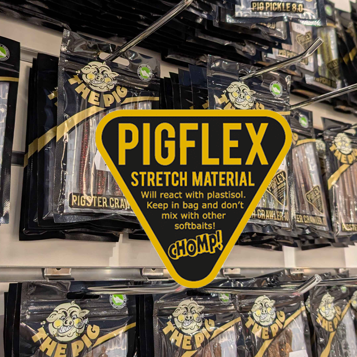 Betespaket: Pig Flex (TPE) abborrejiggar, grumligt vatten (3 förpackningar)