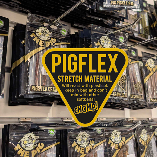 Betespaket: Pig Flex (TPE) abborrejiggar, grumligt vatten (3 förpackningar)