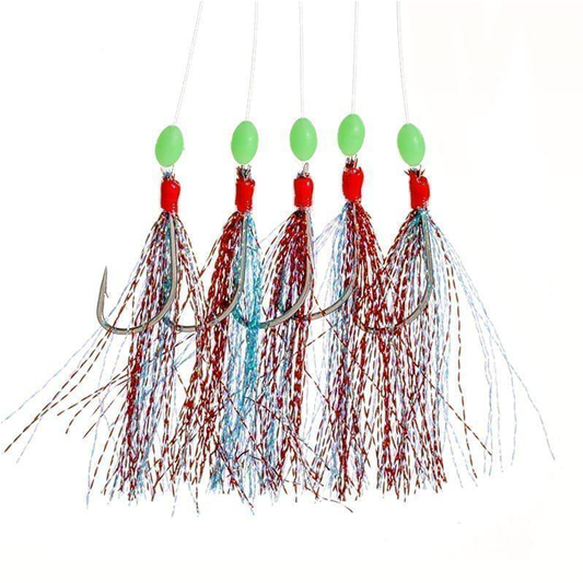 Fladen Sill / Makrill Häckla Glitter Feather #4