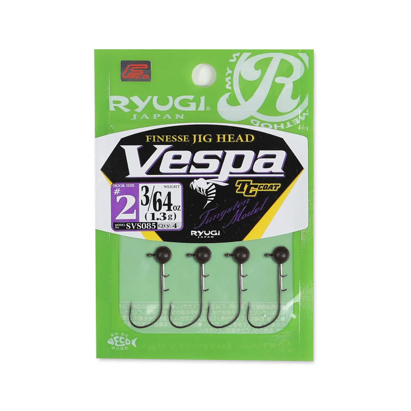 Ryugi Vespa Finesse Jig Head, 4-pack