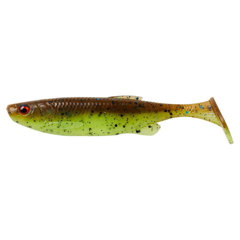 Savage Gear Fat Minnow T-Tail 13cm, 5-pack - Chartreuse Pumpkin