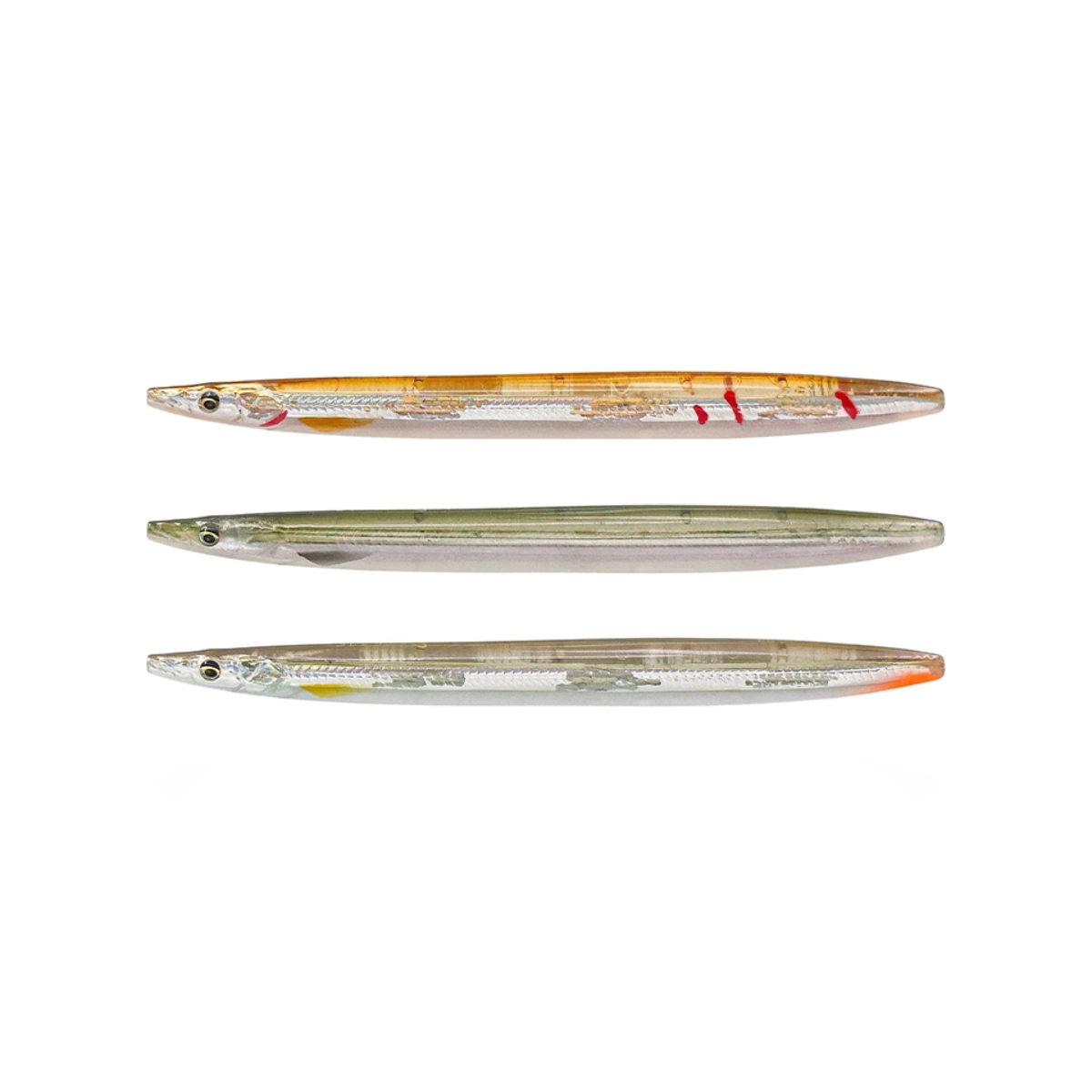 Savage Gear 3D Line-Thru Sandeel Signature Kit (Limited Edition) 11cm 15g, 3-pack