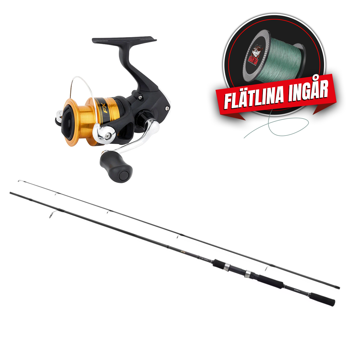 Starterkit: Shimano FX XT 7' 10-30g + FX 2500 (Haspel)