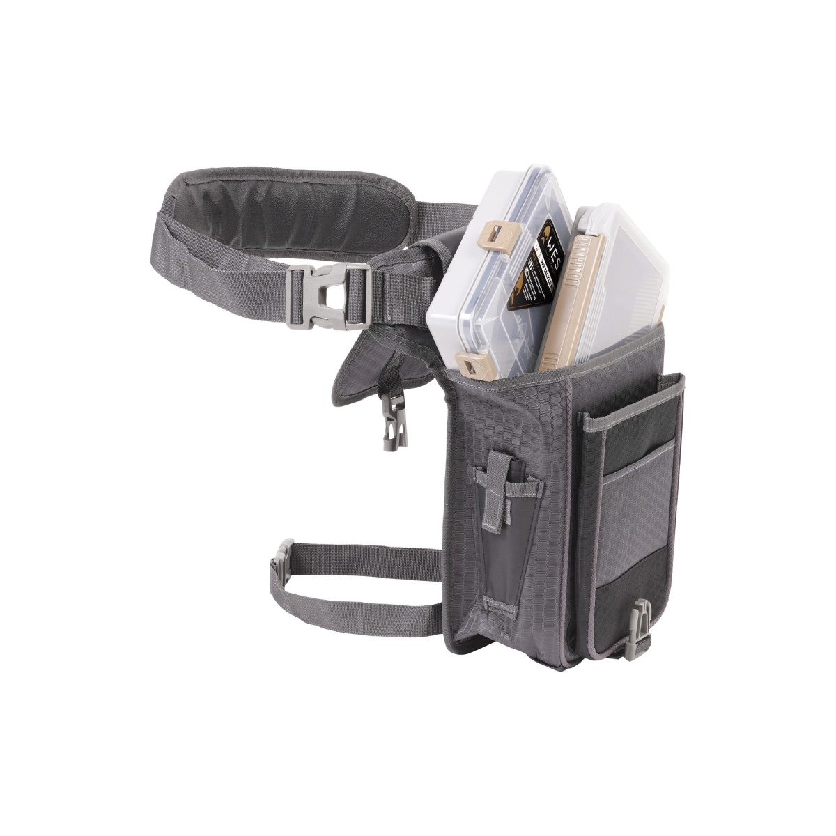 Westin W4 P&T Stalker Bag, Titanium Black (inkl 2 boxar)