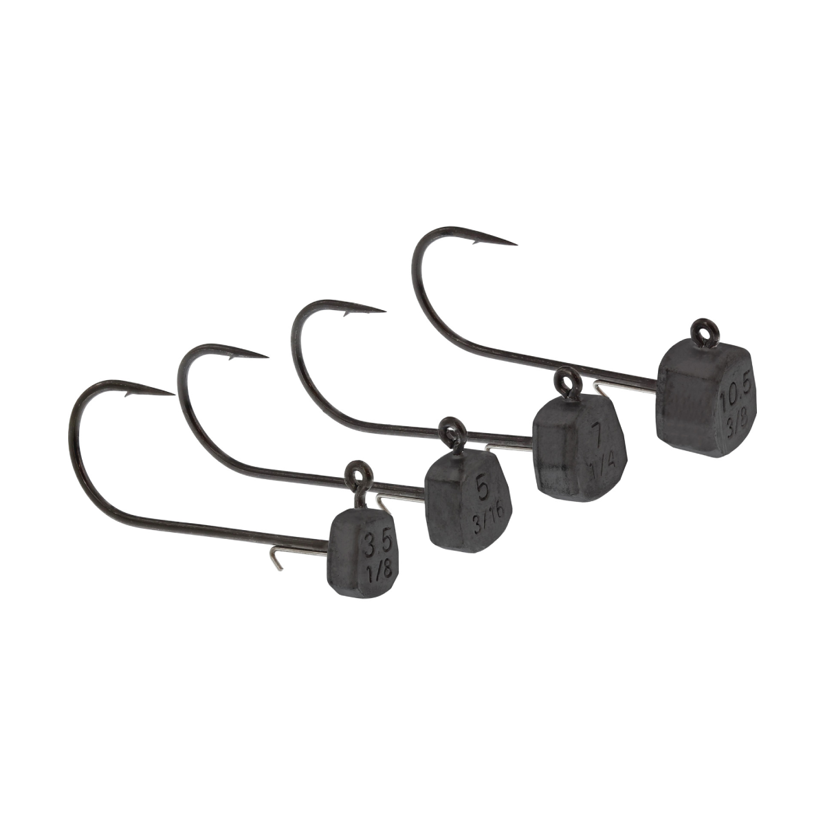 Westin Ned Jig Head Tungsten, Black Nickel