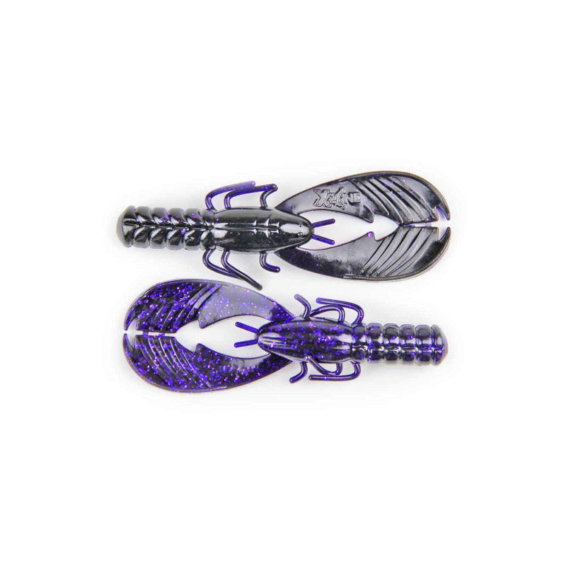 X Zone Pro Series Muscle Back Finesse Craw, 8,2cm (8-pack)