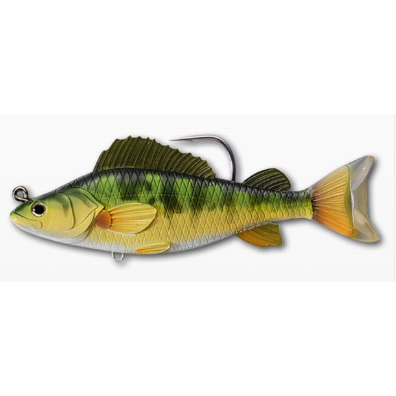 LIVETARGET Swimbait Yellow Perch, 113mm, 35g