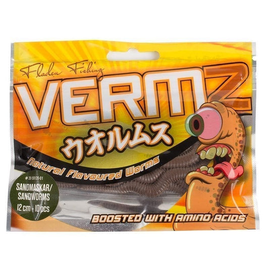 Vermz borstmask natural natural 8.5cm, 10-pack