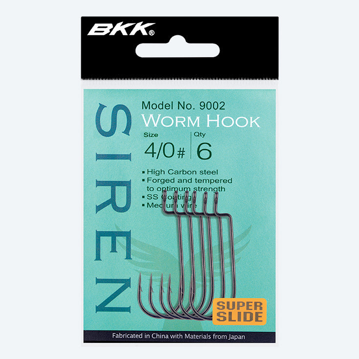 BKK Siren Worm Hook 6-pack