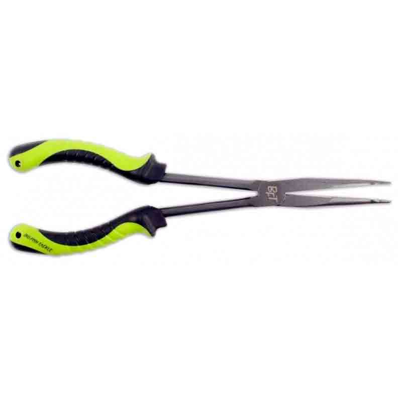 BFT Long Nose Pliers 28cm, Bent - Teflon Coated