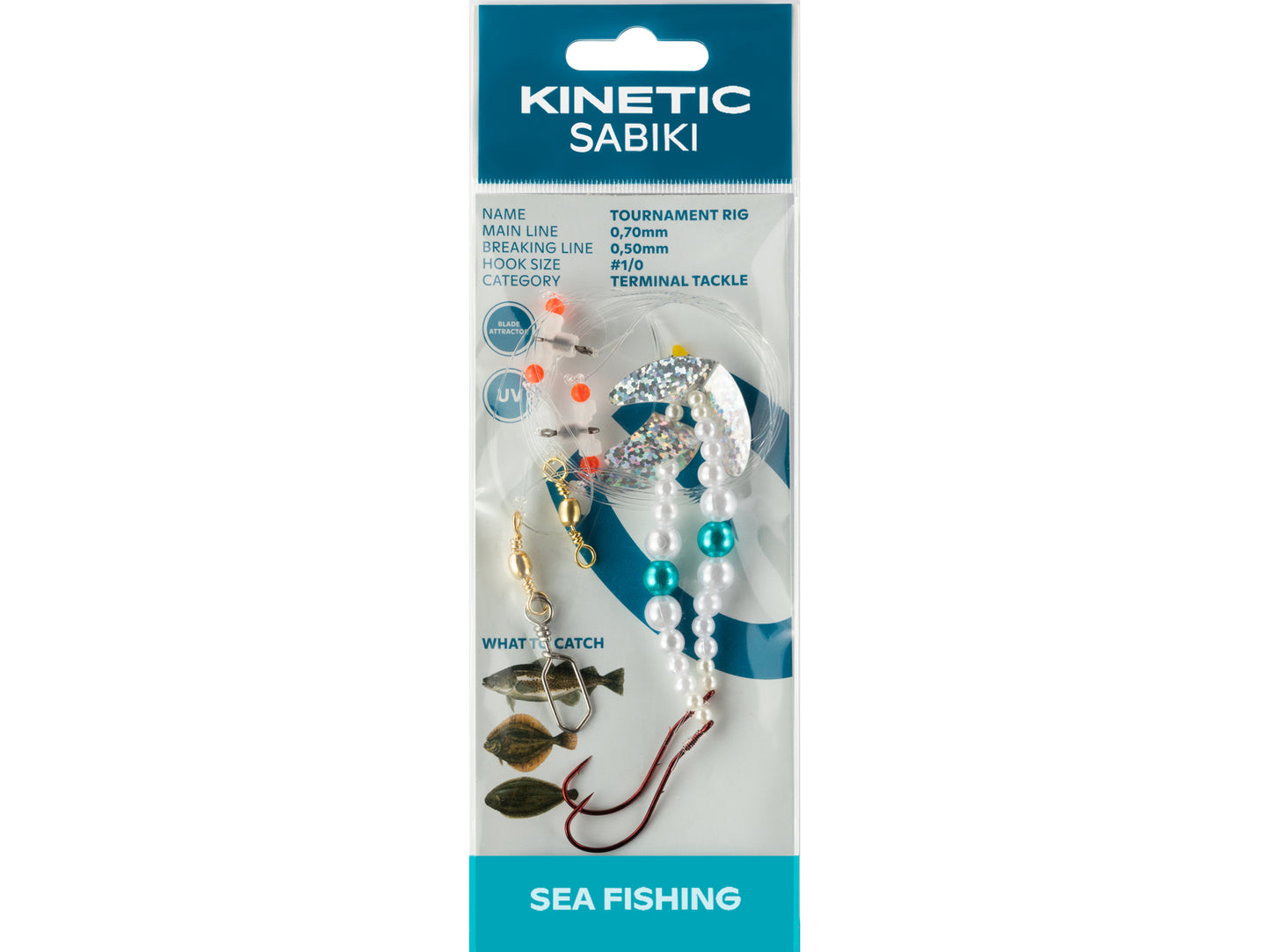 Kinetic Sabiki Tournament Plattfisktackel