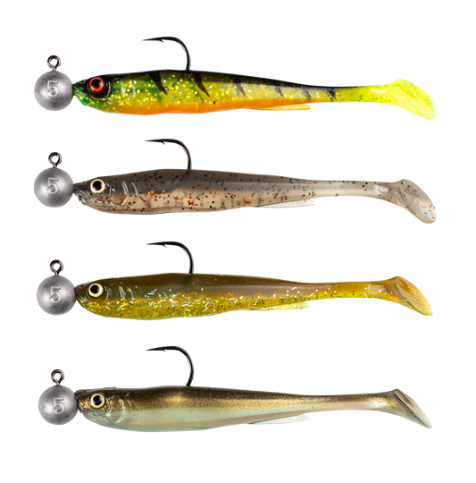 Daiwa Prorex Slim Shady Pre-rigged Kit Perch 7.5cm, 4-pack