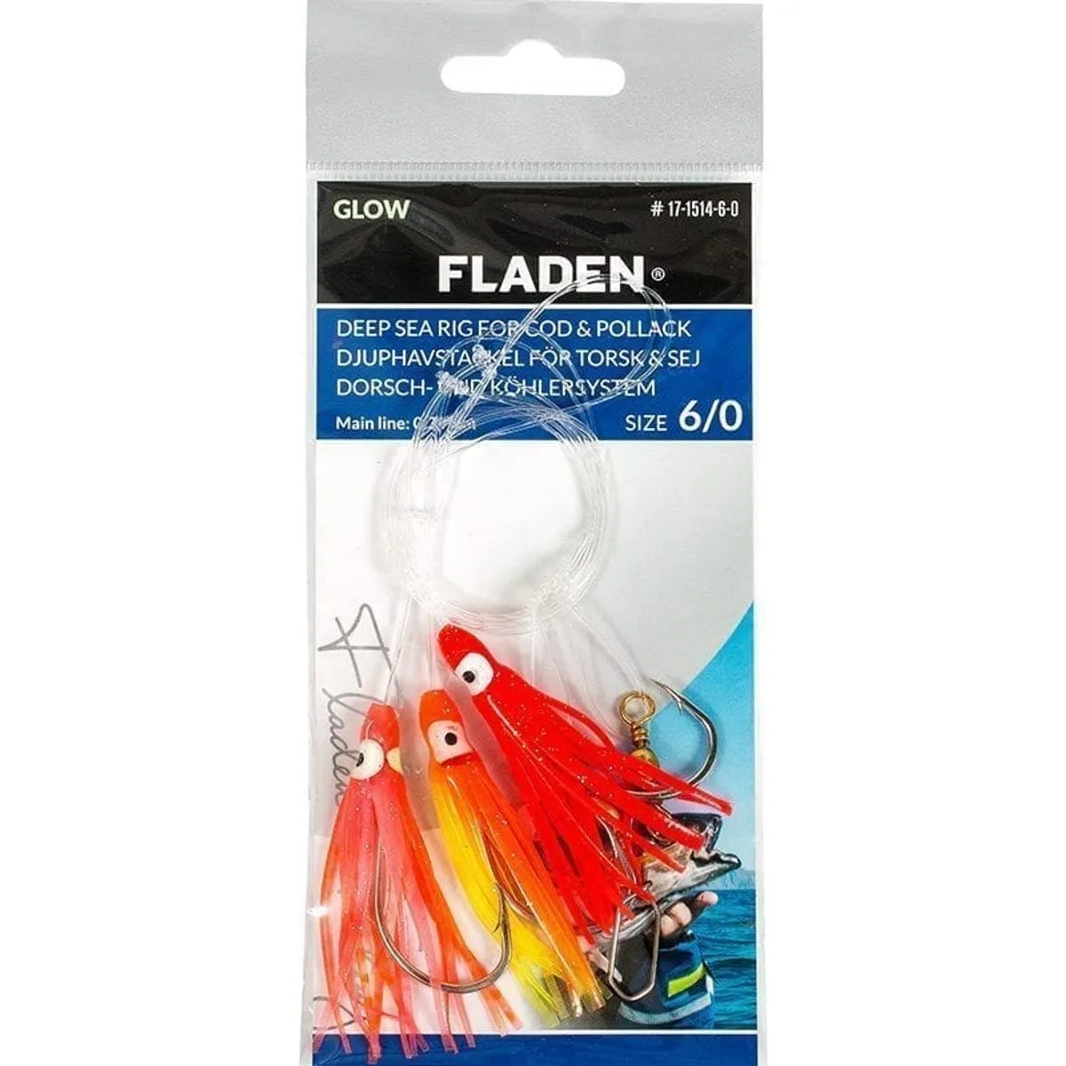 Mini Octopus pink, orange, red, hook size 6-0 0,70 mm