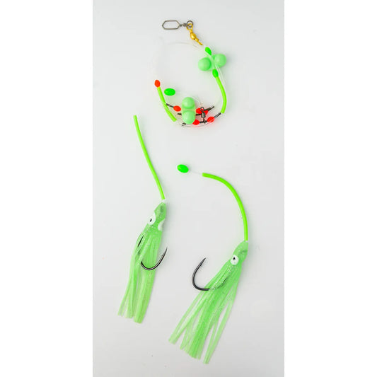 Ling/lump & cod Whiting lumi double rattle Octopus rig 7/0 1.0mm