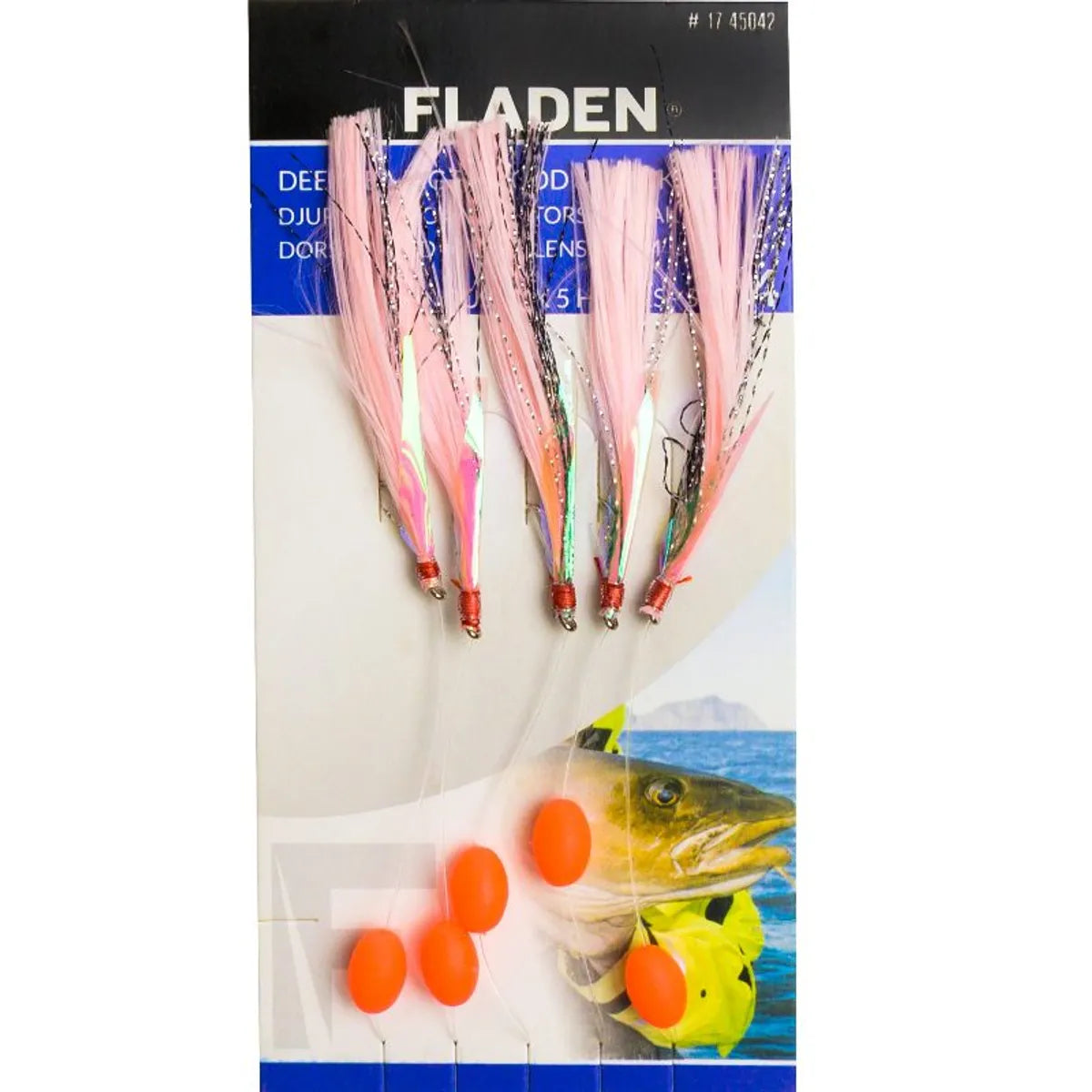Luminous silk 2 hooks size 10/0 pink
