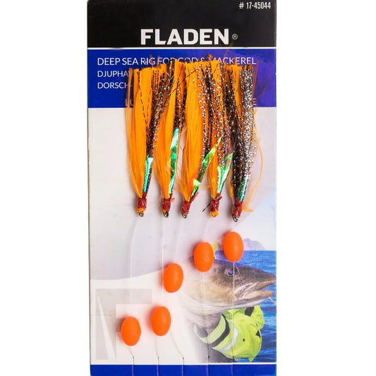 Luminous silk 2 hooks size 6/0 orange