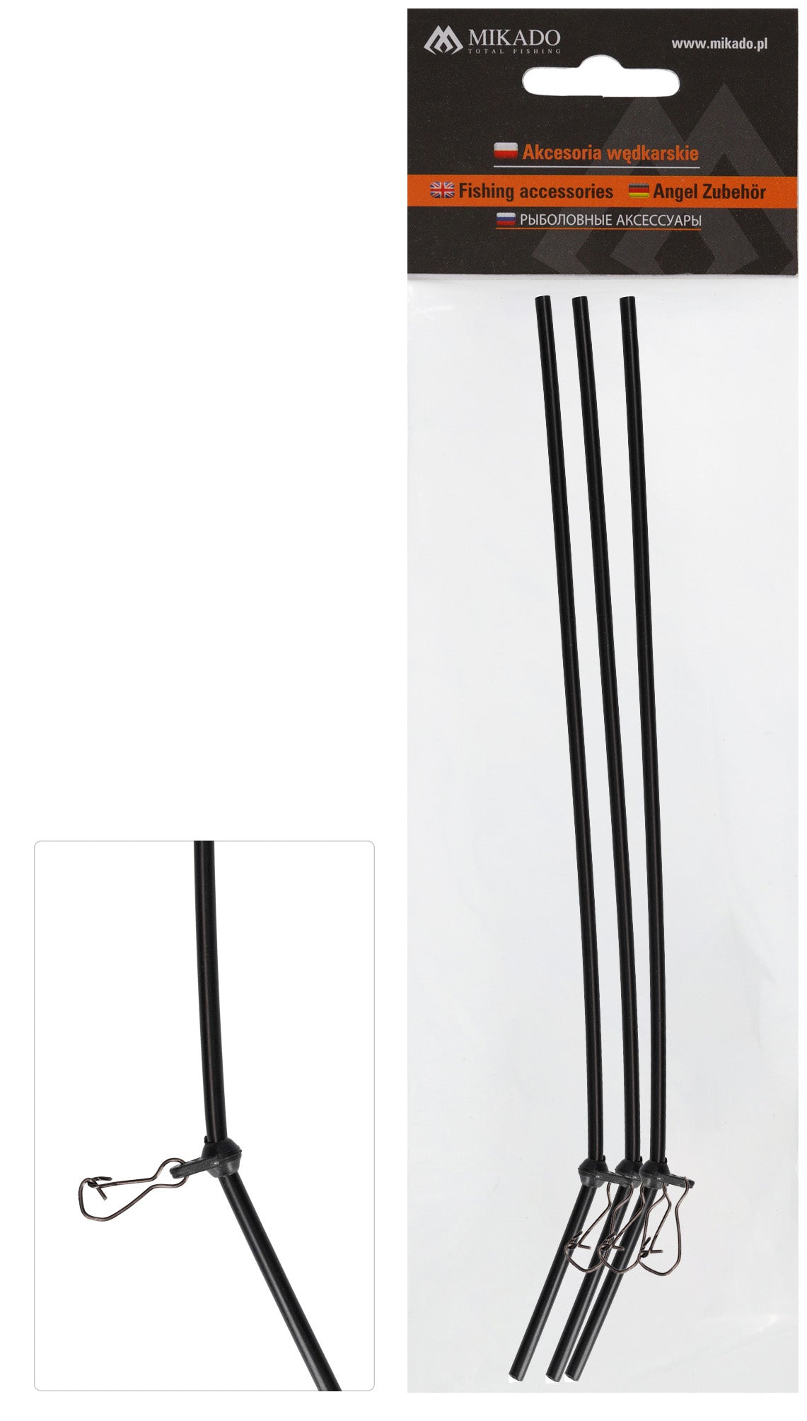 TUBE - ANTI TANGLE WITH SNAP (3-pack)