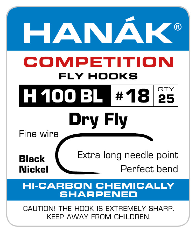 Hanak H100BL Dry Fly (25-pack)