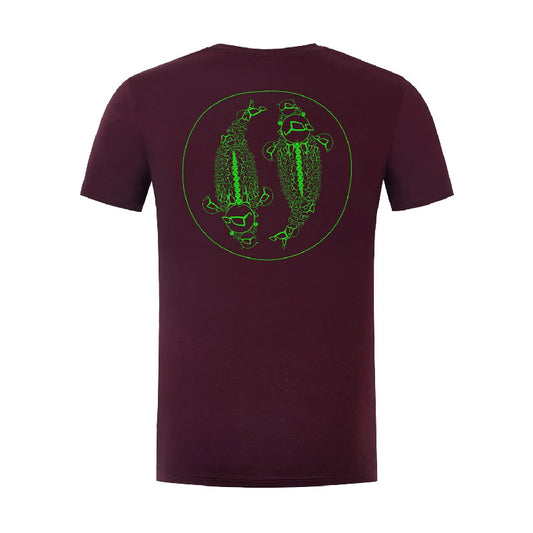 Korda Mandala Tee | Burgundy T-Shirt