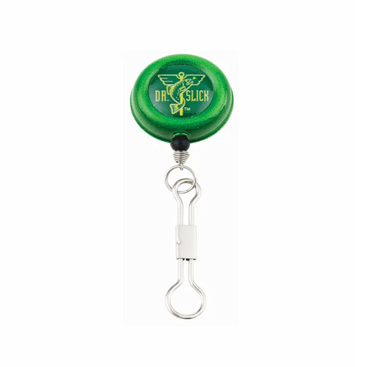 Dr. Slick Pin-On-Reel 8-ring Green
