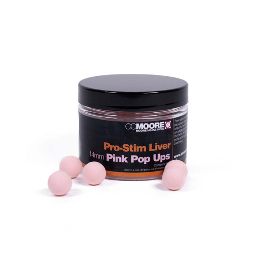 CC Moore Pro-Stim Liver Pink Pop Ups 14 mm