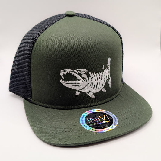 Sportfiskegiganten Keps Gäddan, Green/Black (Trucker)