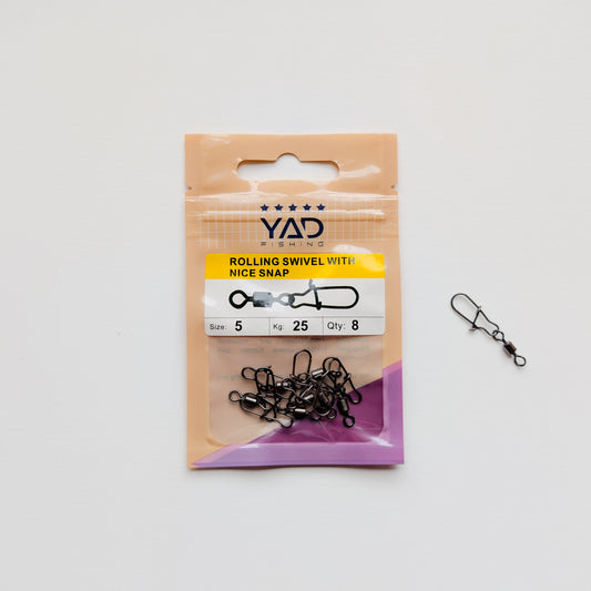 YAD Rolling Swivel with Nice Snap