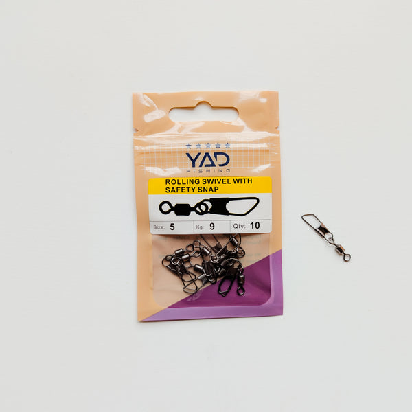 YAD Rolling Swivel with Safety Snap