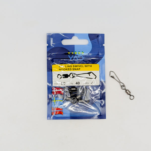 YAD SW Rolling Swivel with Hooked Snap